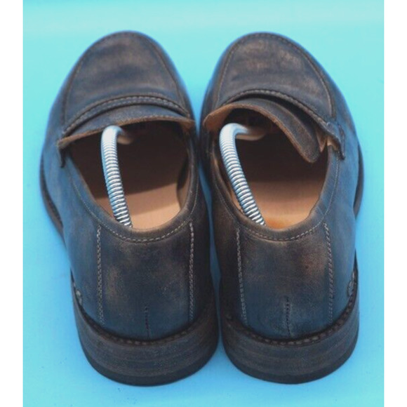 Bed Stu Cobbler Mens sz 11 Distressed Brown Leather Slip On Loafers Shoes main image 6